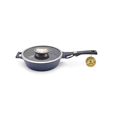 LAGUIOLE - Schmorpfanne, 24 cm, abnehmbar, schwarz, antihaftbeschichtet, Blau, Diamond-Induktion im Sale